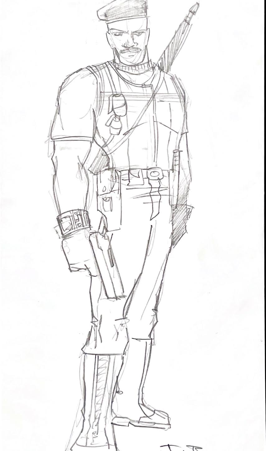 Josh Blaylock - G.I JOE DDP ORIGINAL CONCEPT ART (2001)