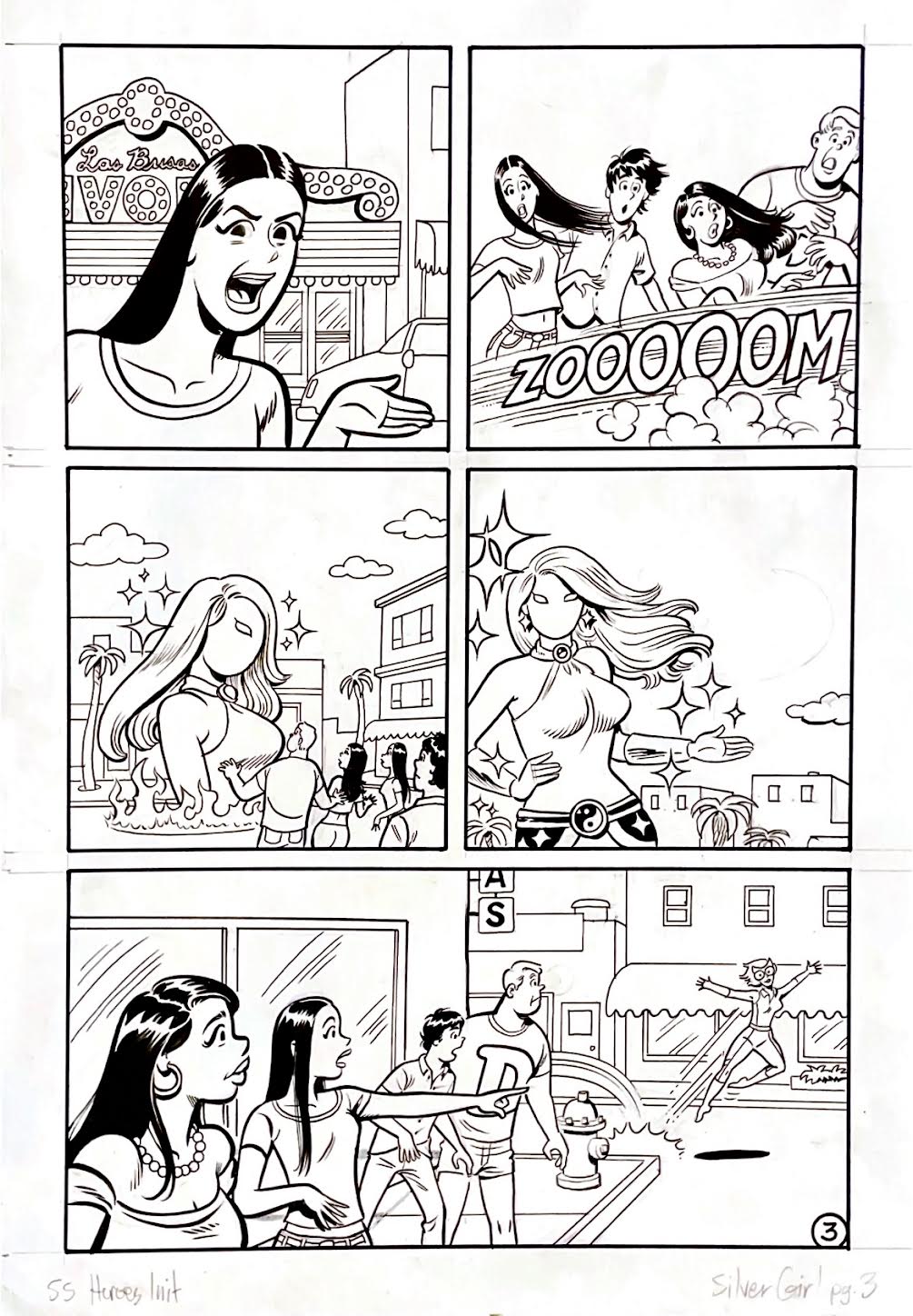 Greg & Fake - Santos Sisters/ Heros Initiative - "Silver Girl" Page 3