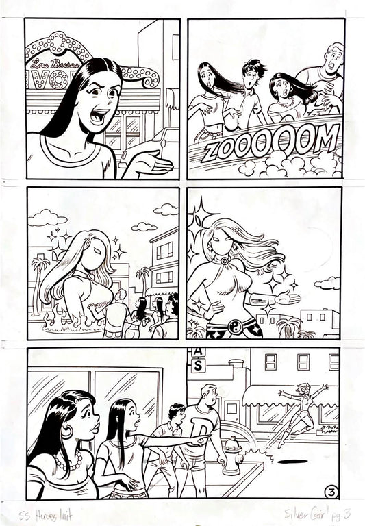 Greg & Fake - Santos Sisters/ Heros Initiative - "Silver Girl" Page 3