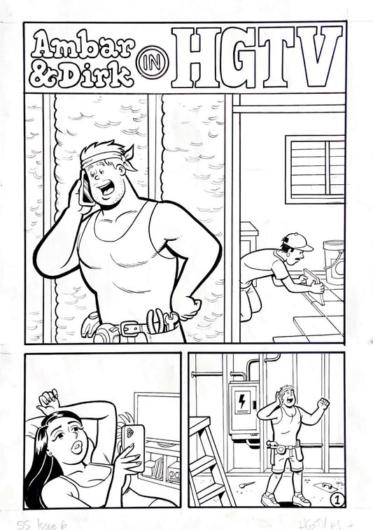 Greg & Fake - Santos Sisters #6 - "HGTV" Page 1