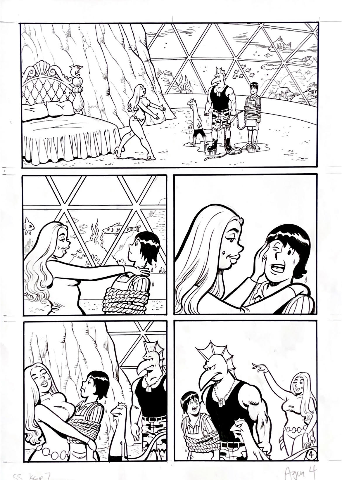 Greg & Fake - Santos Sisters #7 - "Agua" Page 4