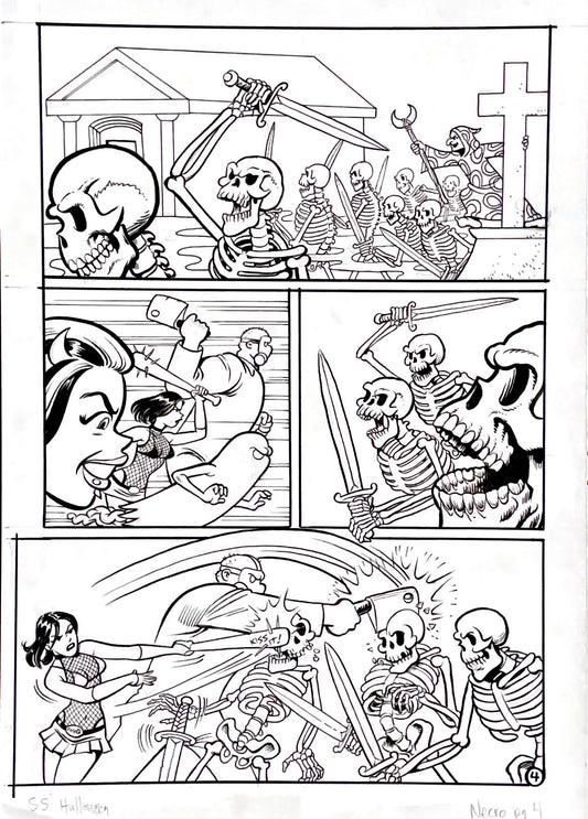 Greg & Fake - Santos Sisters Halloween Special - "Necro" Page 4