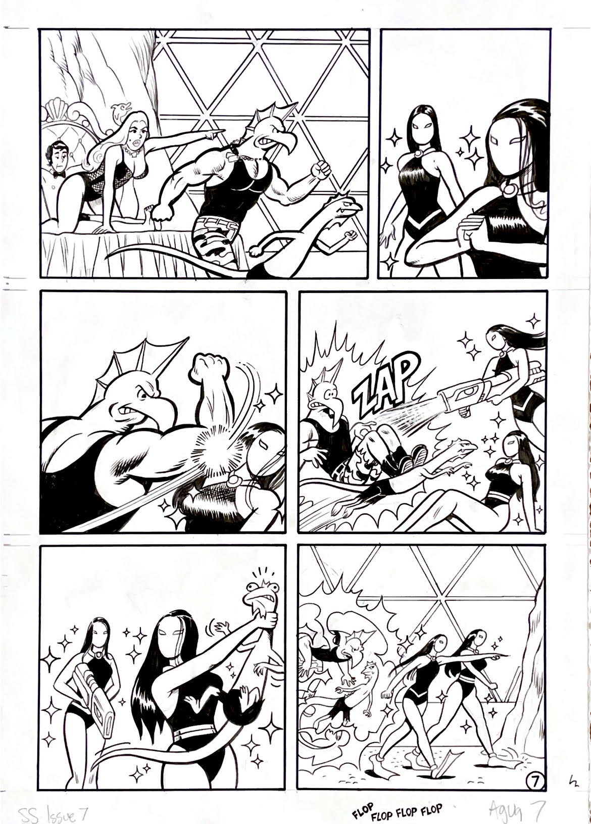 Greg & Fake - Santos Sisters #7 - "Agua" Page 7