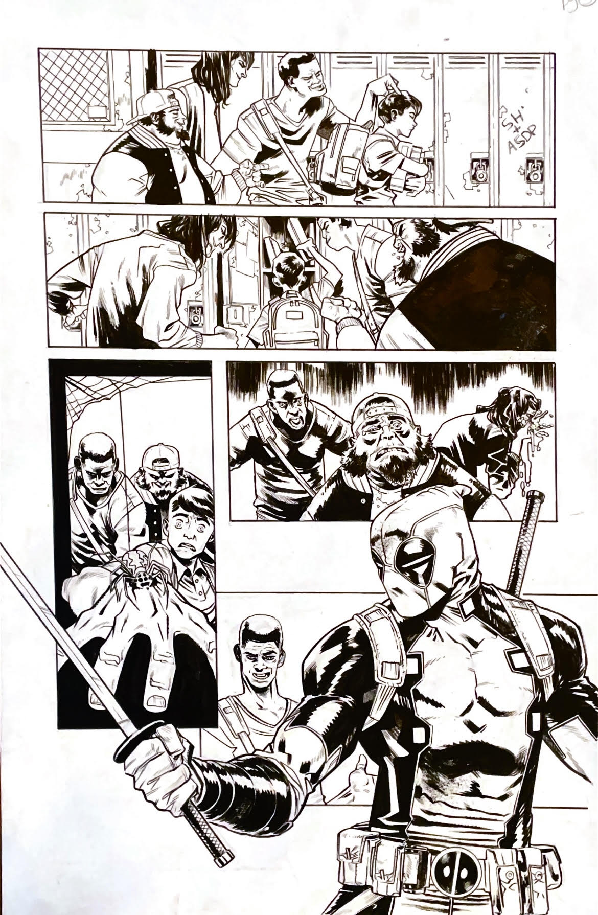 Scott Hepburn -DEADPOOL #  -  Page 3